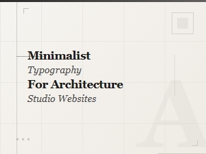 Free Minimalist Fonts for Architecture Studio Websites